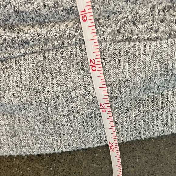 J. Crew Jenna Lyon Faux Wrap Sweater Grey SO SOFT and LIGHT size Large - Picture 11 of 13